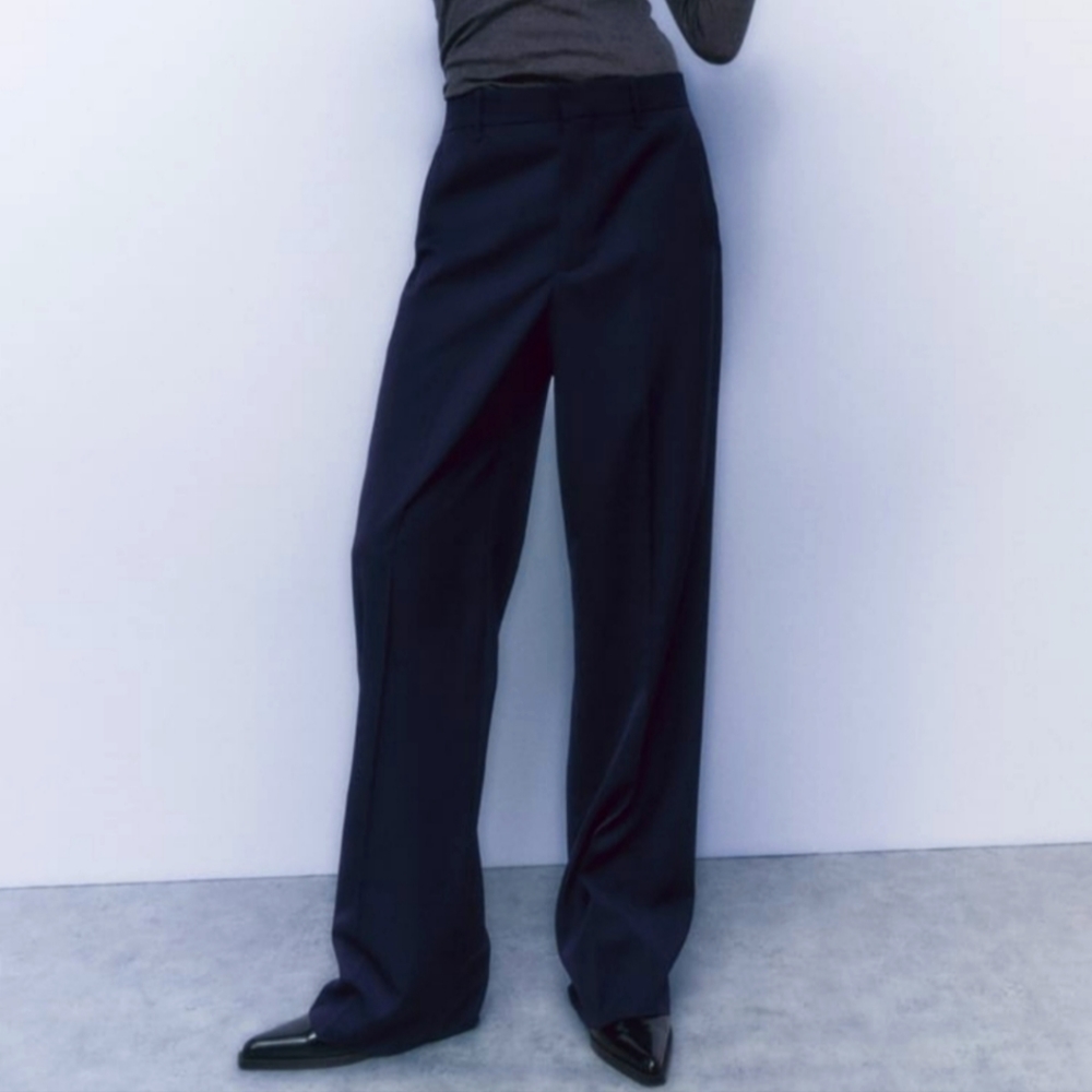NWTs zara limited edition wool blend pants